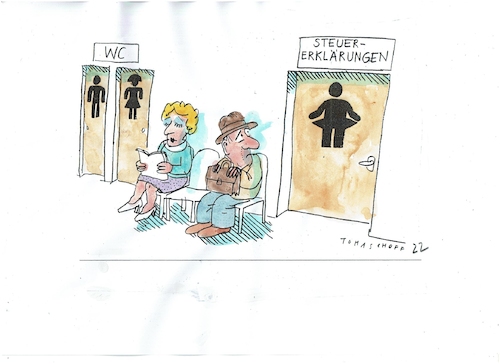 Cartoon: Steuern (medium) by Jan Tomaschoff tagged soli,steuern,staatsfinanzen,soli,steuern,staatsfinanzen