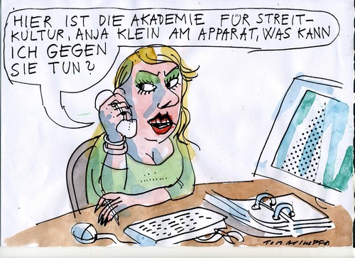 Cartoon: Streitkultur (medium) by Jan Tomaschoff tagged höflichkeit,streitkultur,höflichkeit,streitkultur