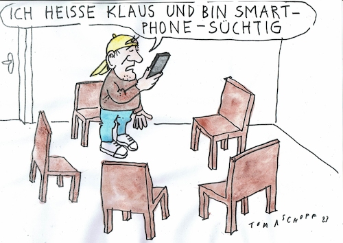 Cartoon: Sucht (medium) by Jan Tomaschoff tagged handy,medien,internet,sucht,handy,medien,internet,sucht