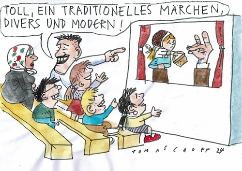 Cartoon: Wolf (medium) by Jan Tomaschoff tagged graue,wölfe,türkei,nationalusmus,graue,wölfe,türkei,nationalusmus