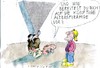 Cartoon: Alterspyramide (small) by Jan Tomaschoff tagged demographie,rente