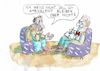 Cartoon: Ambivalenz (small) by Jan Tomaschoff tagged ambivalenz,unsicherheit,angst