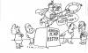 Cartoon: Arbeitsplatzretter (small) by Jan Tomaschoff tagged arbeitsplätze,spd,steinmeier,müntefering