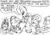 Cartoon: Askese (small) by Jan Tomaschoff tagged dioxin,futtermittelskandal,veganer,vegetarier,askese,essen,ernährung