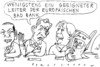 Cartoon: Bad Bank (small) by Jan Tomaschoff tagged bad,bank,banken,nachfolger