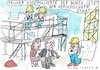 Cartoon: Bauherr (small) by Jan Tomaschoff tagged wohnungsbau,staat,wohnungsnot,schulden