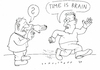 Cartoon: Brain (small) by Jan Tomaschoff tagged gehirn,neurologie,medizin