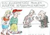Cartoon: Demografie (small) by Jan Tomaschoff tagged alter,senioren,demografie