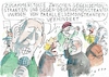 Cartoon: Demonstranten (small) by Jan Tomaschoff tagged streitkultur,demonstrationen,meinungsvielfalt