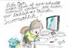 Cartoon: Digitalisierung der Schule (small) by Jan Tomaschoff tagged schule,internet,digitalisierung
