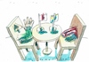 Cartoon: Diplomatie (small) by Jan Tomaschoff tagged verhandlungen,diplomatie,konflikt