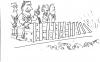 Cartoon: Domino (small) by Jan Tomaschoff tagged domino,rede,redner,halbwertzeit,vergänglichkeit,phrase,podium,schwätzer