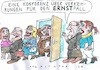 Cartoon: Ernstfall (small) by Jan Tomaschoff tagged usa,verteidigung,deutschland,nato