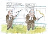 Cartoon: Erwartung (small) by Jan Tomaschoff tagged alter,demografie,rente
