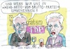 Cartoon: FDP (small) by Jan Tomaschoff tagged fdp,kubicki,strack,zimmermann,netto,brutto,steuern