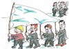 Cartoon: Finanzen (small) by Jan Tomaschoff tagged eu,frankreich,deutschland,schulden