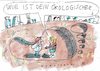 Cartoon: Fussabdruck (small) by Jan Tomaschoff tagged umwelt,ökologie