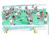 Cartoon: Fussball (small) by Jan Tomaschoff tagged fussball,fans,gewalt
