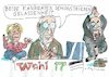 Cartoon: Gelassen (small) by Jan Tomaschoff tagged cdu,spd,merkel,schulz