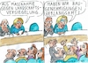Cartoon: Genehmigung (small) by Jan Tomaschoff tagged lndschaftsversiegelung,bürokratie,baugenehmigung