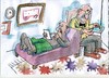 Cartoon: Gespräch (small) by Jan Tomaschoff tagged kommunikation,smartphone,psychotherapie