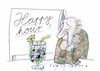 Cartoon: happy (small) by Jan Tomaschoff tagged alter,medikamente,polypharmazie