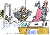 Cartoon: Kündigung (small) by Jan Tomaschoff tagged politiker,manager,goldener,handschlag
