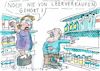 Cartoon: Leerverkauf (small) by Jan Tomaschoff tagged supermarkt,banken,leerverkauf