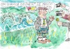 Cartoon: Loch Ness (small) by Jan Tomaschoff tagged vermögenssteuer,gerüchte