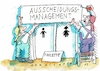 Cartoon: Management (small) by Jan Tomaschoff tagged toilette,gesundheit,namen