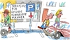 Cartoon: Parkplatz (small) by Jan Tomaschoff tagged gesundheitsreform