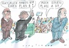 Cartoon: Plan B (small) by Jan Tomaschoff tagged politiker,versprechen,plan