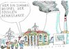 Cartoon: Renaissance (small) by Jan Tomaschoff tagged energie,fossil,krise,kohle,gas