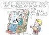 Cartoon: Respektrente (small) by Jan Tomaschoff tagged rente,demografie,alter,jugend
