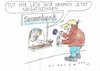 Cartoon: Samenbank (small) by Jan Tomaschoff tagged zins,negativzins