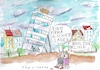 Cartoon: schief (small) by Jan Tomaschoff tagged krankenhaus,geld,wirtschaft,pleite