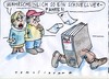 Cartoon: Schnellverfahren (small) by Jan Tomaschoff tagged asyl,bürokratie