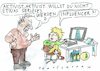 Cartoon: seriös (small) by Jan Tomaschoff tagged jobs,aktivisten,internet