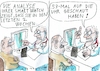 Cartoon: smart watch (small) by Jan Tomaschoff tagged gesundheit,elektronik,smarte,helfer