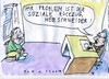 Cartoon: sozialer Rückzug (small) by Jan Tomaschoff tagged psyche,therapie