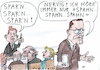 Cartoon: Spahn (small) by Jan Tomaschoff tagged hashalt,klingbeil,sparn,spahn