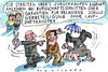 Cartoon: Streit (small) by Jan Tomaschoff tagged eurozone,italien,griechenland,rettung