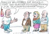 Cartoon: Training (small) by Jan Tomaschoff tagged talk,show,streitkultur,toleranz