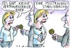 Cartoon: Vertreuenskrise (small) by Jan Tomaschoff tagged koalition,vertrauen