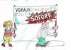 Cartoon: vorausschauend (small) by Jan Tomaschoff tagged zukunft,planung,ungeduld