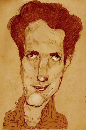 Cartoon: Hugh Grant (medium) by MRDias tagged caricature