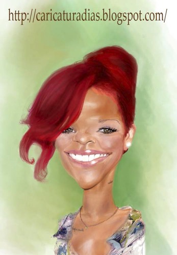 Cartoon: Rihanna 2011 (medium) by MRDias tagged caricature,photoshop