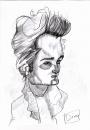 Cartoon: Edward Cullen (small) by MRDias tagged caricature