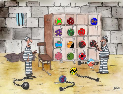 Cartoon: fashion (medium) by draganm tagged fashion,jail