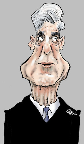 Cartoon: Robert Mueller (medium) by Damien Glez tagged robert,mueller,united,states,america,robert,mueller,united,states,america